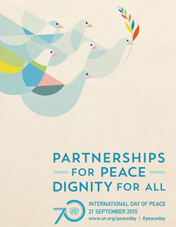 Poster for International Peace Day 2014