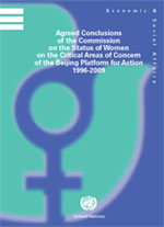 Agreed Conclusions of the Commission on the Status of Women on the Critical Areas of Concern of the Beijing Platform for Action 1996-2005